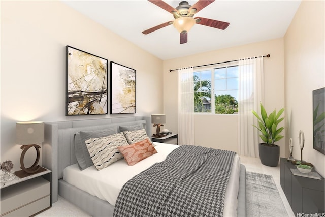 91-1083 Kanela St Unit T22, Ewa Beach, HI 96706 - bedroom with a ceiling fan