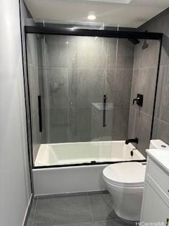 98-99 Uao Pl Unit 1710, Aiea, HI 96701 - bathroom featuring vanity and bath / shower combo with glass door