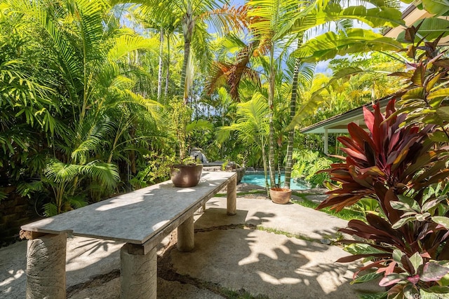 876 Aalapapa Dr Unit B, Kailua, HI 96734 - view of patio with an outdoor pool
