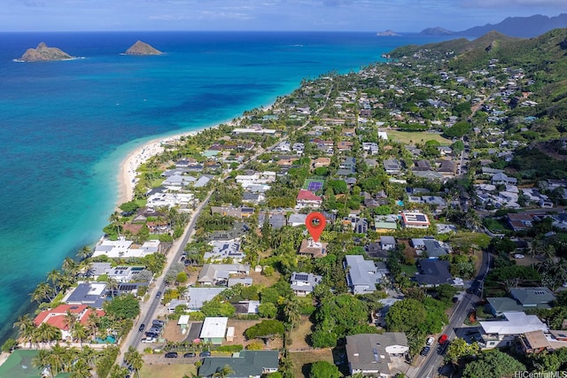 876 Aalapapa Dr Unit B, Kailua, HI 96734 - view of property location featuring extended coastline and nearby suburban area