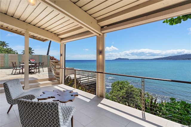 120 Hanapepe Loop, Honolulu, HI 96825 - balcony with a water view