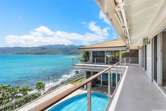 120 Hanapepe Loop, Honolulu, HI 96825 - balcony with a water and mountain view and view of pool area