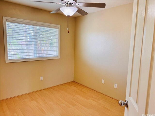 91-1014 Kaipalaoa St Unit 6504, Ewa Beach, HI 96706 - unfurnished room with wood finished floors and a ceiling fan