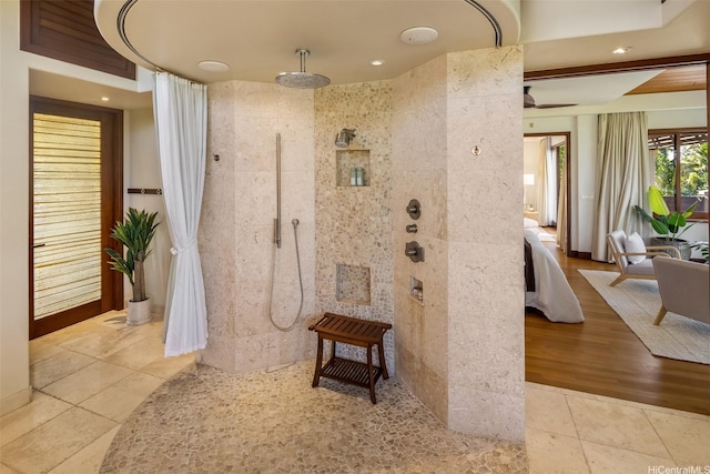958 Mokulua Dr, Kailua, HI 96734 - corridor featuring tile patterned floors and recessed lighting