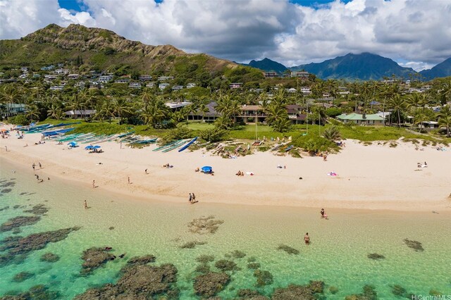 958 Mokulua Dr, Kailua, HI 96734 - view of mountain backdrop featuring expansive coastline and nearby suburban area