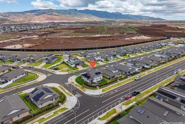 91-1811 Kapeku Loop, Ewa Beach, HI 96706 - aerial view of residential area featuring mountains
