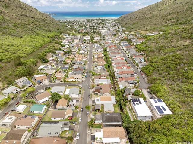 668 Kuliouou Rd, Honolulu, HI 96821 - aerial view of property and surrounding area featuring nearby suburban area and a large body of water