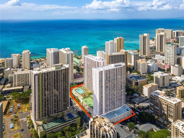 201 Ohua Ave Unit 2601-2, Honolulu, HI 96815 - aerial view of a nearby body of water