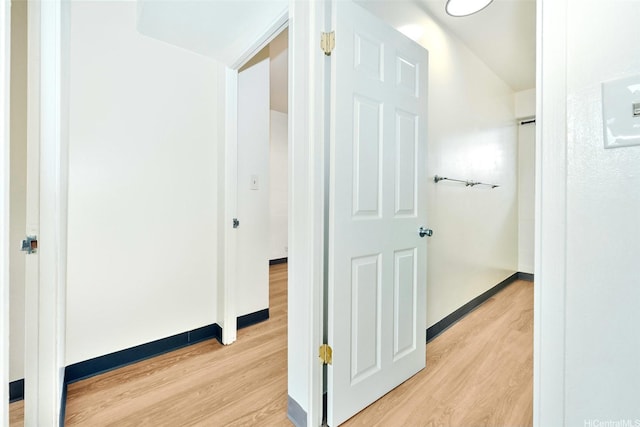 1438 Liliha St, Honolulu, HI 96817 - hallway featuring light wood-type flooring and baseboards