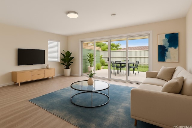 98-297 Ualo St Unit W1, Aiea, HI 96701 - living area with wood finished floors and baseboards