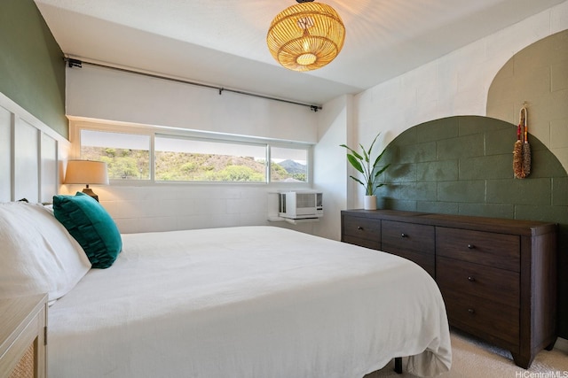 1520 Ward Ave Unit 902, Honolulu, HI 96822 - bedroom featuring concrete block wall