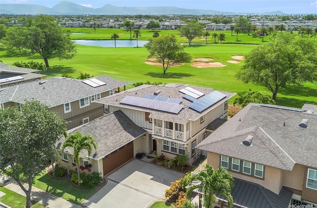 91-1099 Waikai St, Ewa Beach, HI 96706 - aerial perspective of suburban area featuring a water and mountain view and a golf course