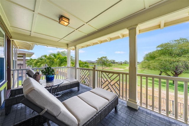 91-1099 Waikai St, Ewa Beach, HI 96706 - wooden terrace with golf course view