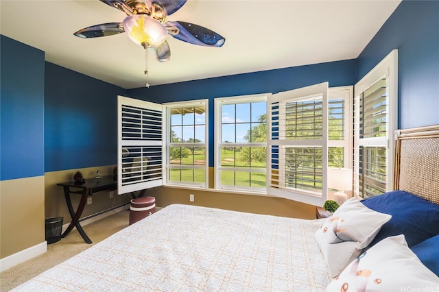 91-1099 Waikai St, Ewa Beach, HI 96706 - carpeted bedroom with multiple windows, baseboards, and ceiling fan