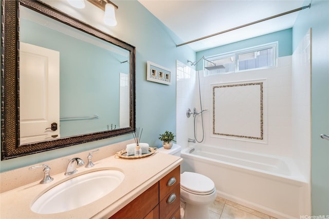91-1099 Waikai St, Ewa Beach, HI 96706 - full bathroom with  shower combination, toilet, vanity, and tile patterned floors