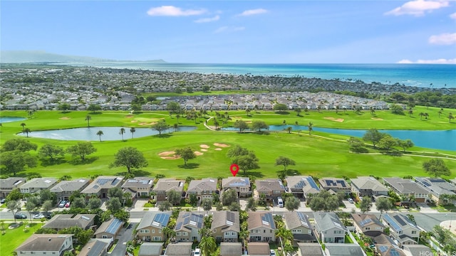 91-1099 Waikai St, Ewa Beach, HI 96706 - aerial view of residential area featuring a golf club and a nearby body of water