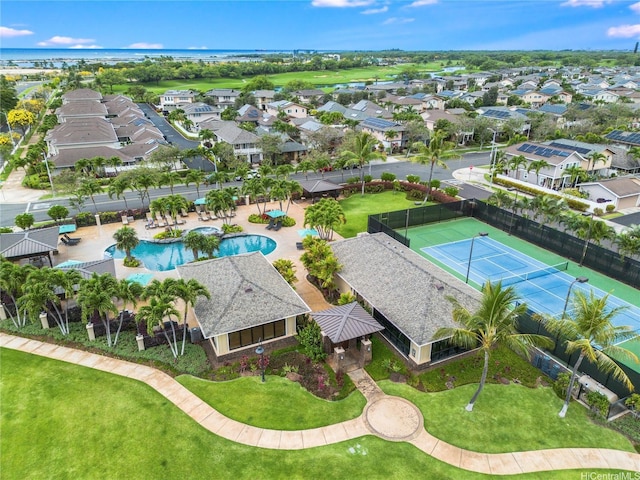 91-1099 Waikai St, Ewa Beach, HI 96706 - aerial view of residential area featuring a pool