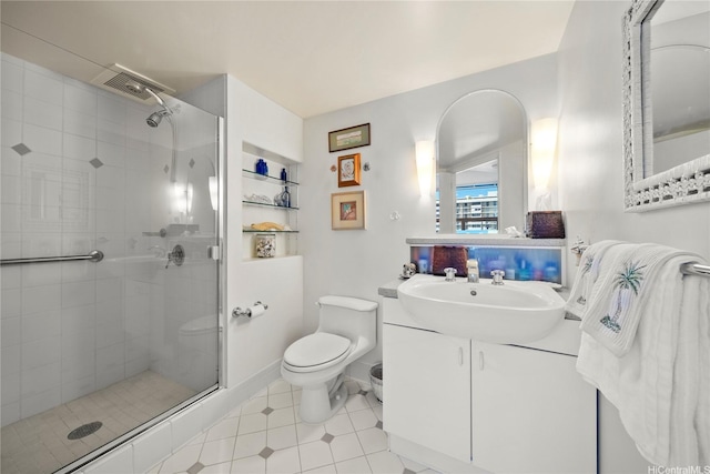 801 S King St Unit 1109, Honolulu, HI 96813 - full bath with a stall shower, toilet, and vanity