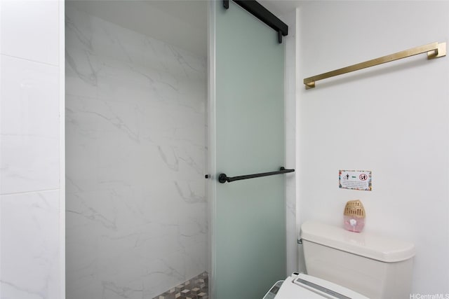 1777 Ala Moana Blvd Unit 937, Honolulu, HI 96815 - bathroom featuring toilet and a marble finish shower