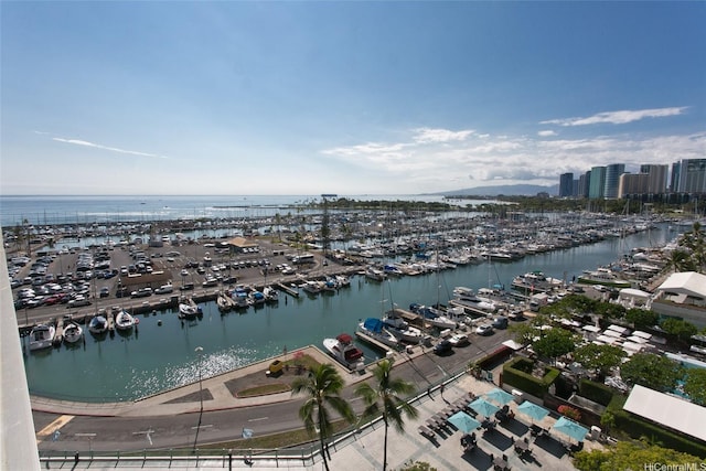 1777 Ala Moana Blvd Unit 937, Honolulu, HI 96815 - view of urban area featuring numerous boat docks and a nearby body of water