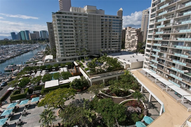 1777 Ala Moana Blvd Unit 937, Honolulu, HI 96815 - view of urban area with a large body of water