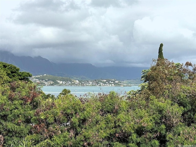44-140-5MUIPL Mui Pl Unit 2705, Kaneohe, HI 96744 - water view with a mountainous background
