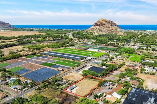 86-524 Halona Rd Unit A, Waianae, HI 96792 - aerial view of property's location with a large body of water and property parcel outlined