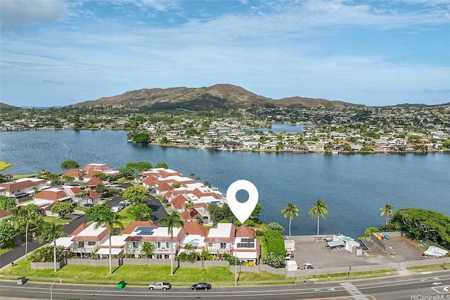 515 Keolu Dr Unit H, Kailua, HI 96734 - aerial perspective of suburban area featuring a water and mountain view