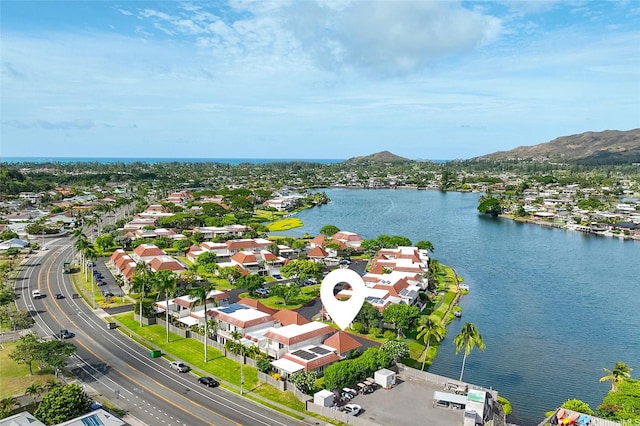 515 Keolu Dr Unit H, Kailua, HI 96734 - aerial perspective of suburban area featuring a water and mountain view