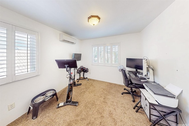 91-215 Keonekapu Pl, Ewa Beach, HI 96706 - home office with a wall unit AC and carpet flooring