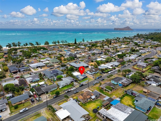 41-179 Nalu St, Waimanalo, HI 96795 - aerial view of property and surrounding area featuring a nearby body of water and nearby suburban area