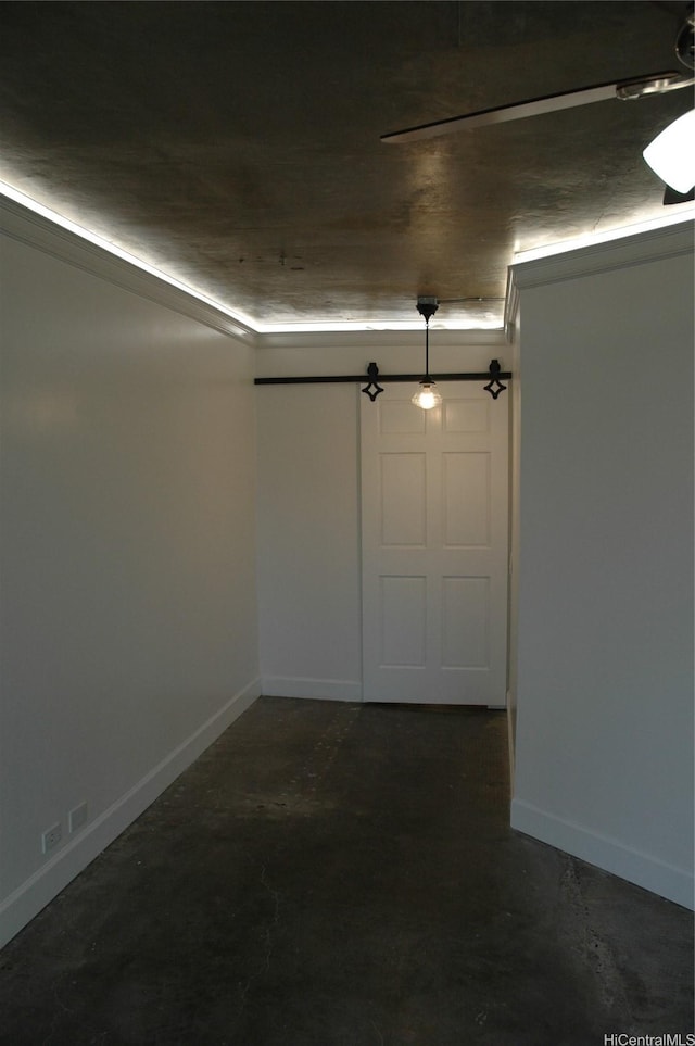 60 N Beretania St Unit 909, Honolulu, HI 96817 - spare room with concrete flooring and baseboards