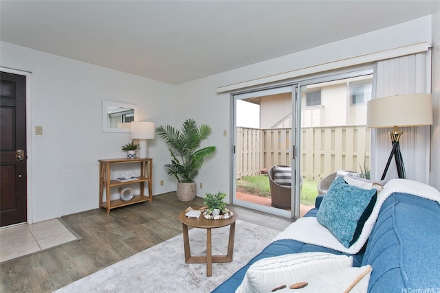 94-1139 Mopua Loop Unit J2, Waipahu, HI 96797 - living room featuring wood finished floors