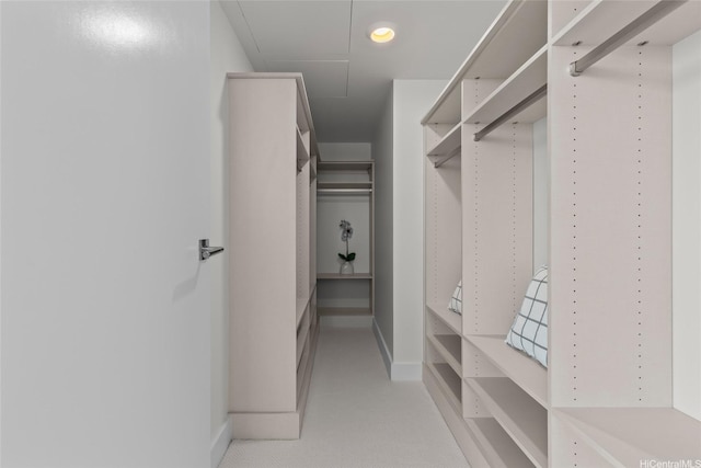 629 Keeaumoku St Unit 2912, Honolulu, HI 96814 - spacious closet with attic access and light colored carpet