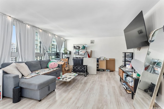 2421 Tusitala St Unit 803, Honolulu, HI 96815 - living room with wood finished floors