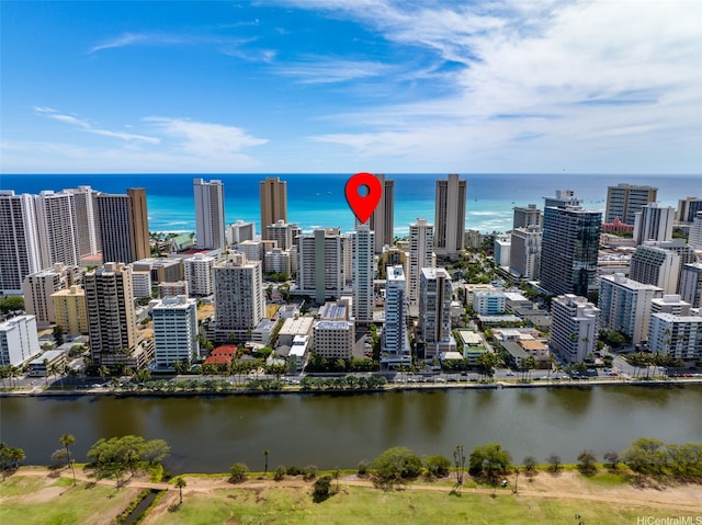2421 Tusitala St Unit 803, Honolulu, HI 96815 - view of urban area with a nearby body of water