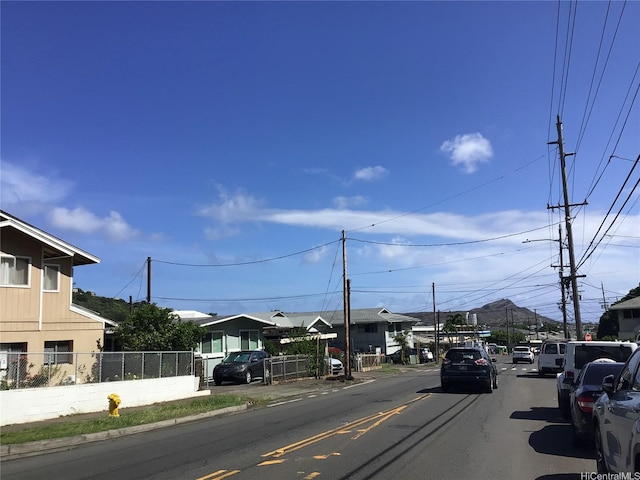 2550 Ipulei Way, Honolulu, HI 96816 - view of asphalt road with street lighting and a residential view