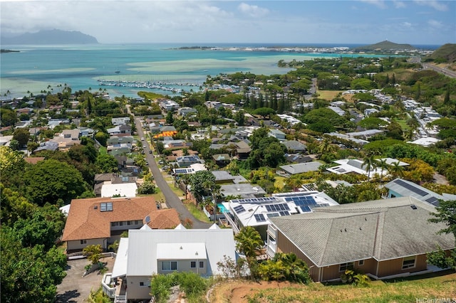 44-97 Kalenakai Pl Unit A, Kaneohe, HI 96744 - aerial perspective of suburban area featuring a large body of water