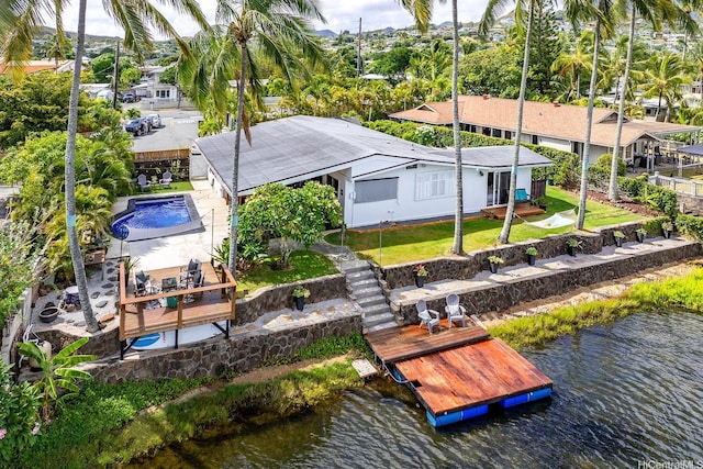 880 Akiu Pl, Kailua, HI 96734 - dock featuring a water view