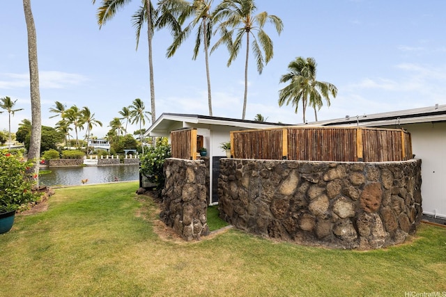 880 Akiu Pl, Kailua, HI 96734 - view of yard with a water view