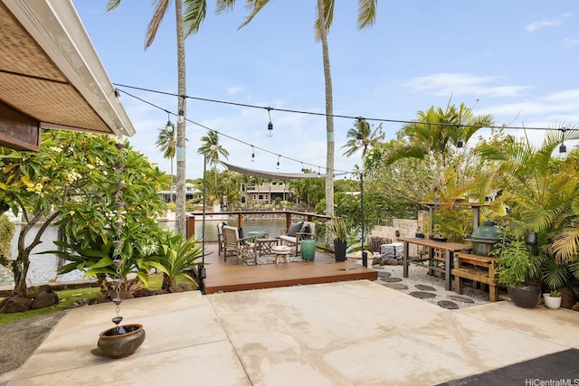 880 Akiu Pl, Kailua, HI 96734 - view of patio featuring a deck