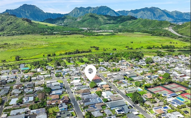 631 Punaa St, Kailua, HI 96734 - aerial view of mountains