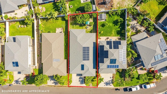 84-575 Kili Dr Unit 53, Waianae, HI 96792 - aerial perspective of suburban area with property parcel outlined