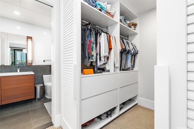 1108 Auahi St Unit 507, Honolulu, HI 96814 - spacious closet featuring a sink