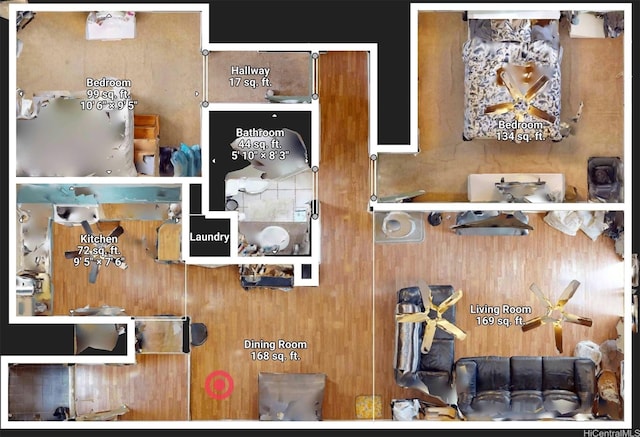 98-626 Moanalua Loop Unit 304, Aiea, HI 96701 - room layout