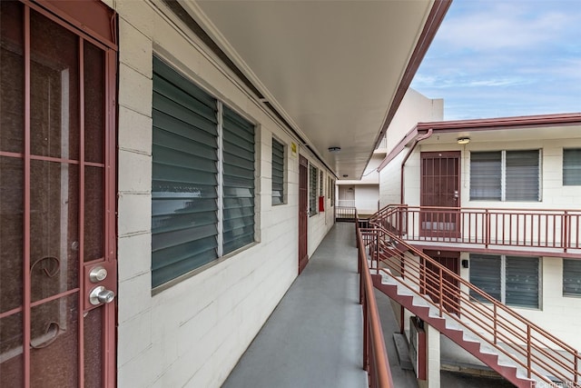 1408 Lusitana St, Honolulu, HI 96813 - balcony featuring stairs