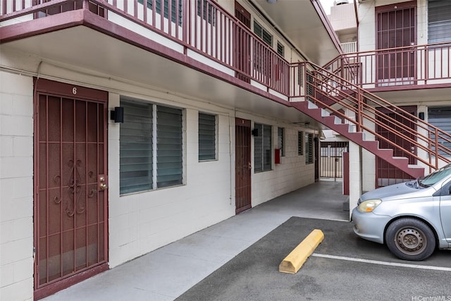 1408 Lusitana St, Honolulu, HI 96813 - view of parking featuring stairs