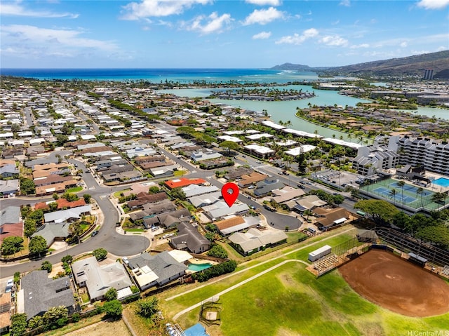 463 Kaleimamahu St, Honolulu, HI 96825 - aerial perspective of suburban area with a large body of water