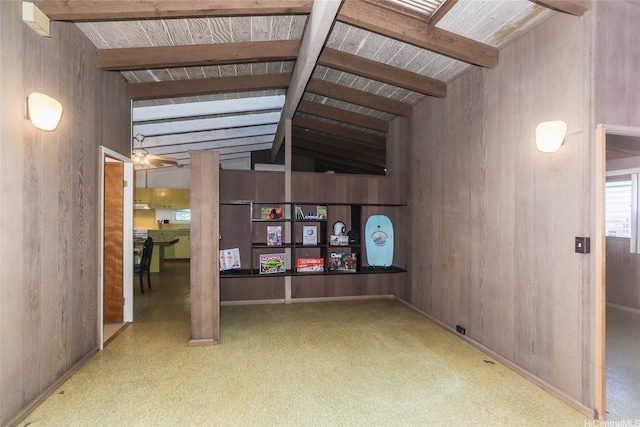 1631 Hoohulu St, Pearl City, HI 96782 - spare room with wood walls and wooden ceiling