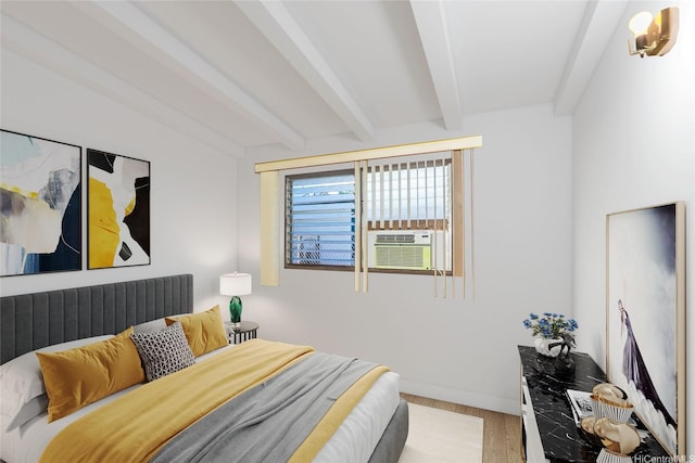 1631 Hoohulu St, Pearl City, HI 96782 - bedroom with beam ceiling and light wood finished floors